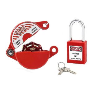 Serrure de robinet extérieur avec cadenas de sécurité - Serrure à robinet d'eau,serrure de robinet de tuyau pour poignées de soupape de 1 à 2-1/2 po de diamètre,robinet-bon - Neuf