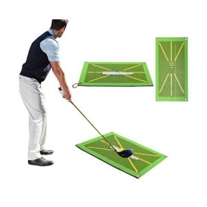 Tapis D'entraînement De Golf Swing Master : Retour Instantané Pour Perfectionner Votre Swing Et Vos Compétences De Chipping - Utilisation Intérieure/Extérieure, Conception Antidérapante - Neuf