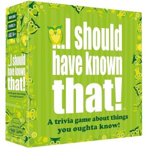 Chenquansarl-Jeu De Cartes Trivia I Should Have Known That. 21026 - Cartes 110 - Questions 400 - Joueurs 2+ - Neuf