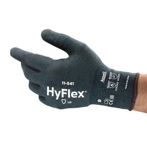NouvelHorizonstore-HyFlex 11-541 Gants de Travail en Kevlar, Haute R&eacute;sistance aux Coupures, Protection M&eacute;canique, Gant de S&eacute;curit&eacute; Industriel, Homme Femme, Lavable, Gris, Taille XL (12 Paires) - Neuf