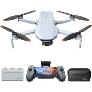 Checarzhn--No1-Atom 2 Drone Avec Caméra, Photo 8k, Vidéo 4k Hdr Avec Gimbal À 3 Axes, Moins De 249 G, Transmission 10 Km, Ai Suivi/Ai Nuit/Pr De Vue Verticale/Quickshots, Fly More Combo(96 Min De Vol)-Potensic - Neuf