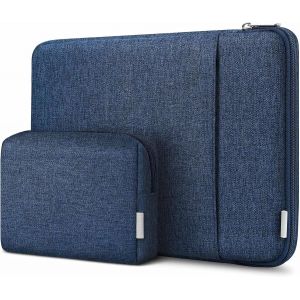 360&deg; Protection Sleeve 13 Inch Compatible with 13 MacBook Air M3/M2/M1 2025-2018, 13 MacBook Pro M2/M1 2022-2016, Surface Pro 11/10/9/X/8/7/6/5/4/3, Laptop Bag, Grey - Neuf