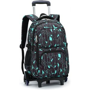 lbgwp60-CadeauxScolaire Trolley Bag Grand Sac À Dos Roulette Garcon Sac Cabine Voyage Enfant Cartable À Roulettes Enfant Sac Val Cabine Business 32X18X49Cm - Neuf