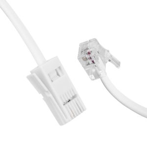 C&acirc;ble De T&eacute;l&eacute;phone Bt Vers Rj11 3 M Pour Modem Adsl Fixe Bt Vers Rj11 M&acirc;le Haut D&eacute;bit 6P2C 2 Broches Pour Modem T&eacute;l&eacute;copieur Britannique - Neuf