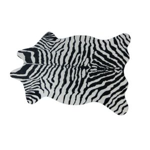 Tapis &Agrave; Motif Vache Pour Salon, Chambre, Chambre D'enfant, Tapis De Sol Doux Et Antid&eacute;rapant, 110 X 75 Cm - Neuf