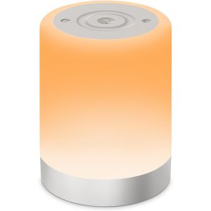 Lampe De Chevet, Veilleuse Led Avec 256 Couleur Rvb, Lampe Ambiance Sans Fil Avec Minuteur, Veilleuse Allaitement Nuit Tactile, 3000mah Rechargeable Usb Pour Chambre Enfant, Salon, Camping - Neuf