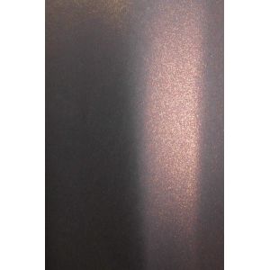 10x Papier Noir Nacr&eacute; 120g A4 210 X 297 Mm Aster Metallic Black Cooper Papier M&eacute;tallis&eacute; Brillant Pour Bricolage Scrapbooking Diy D&eacute;coration Travaux Manuels Invitations Mariages Anniversaires - Neuf