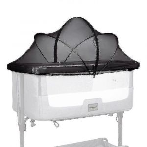 Housse De Moustiquaire De Berceau Pour Bébé Housse De Berceau Pour Empêcher Les Chats D'entrer Moustiquaire Pour Berceau / Lit De Chevet / Lit De Voyage Lits D'enfant (Noir) Dpn - Neuf