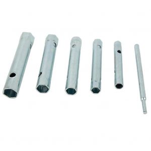 6-22mm 10Pcs Métrique Tubulaire Box Wrench Set Tube Bar Spark-Plug Spanch Handle Set Tube Bar Spark-Plug Spanner Pour Automobile - Neuf
