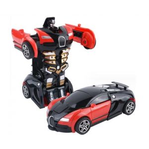 Jouet de voiture d&eacute;formable pour enfants &iquest; Robot et voiture transformables &iquest; Plastique durable &iquest; Id&eacute;al pour les 3 ans et plus - Neuf