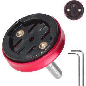 Aluminium Support Guidon Vélo Compatible Avec Garmin Edge 540 530 520 510 500 200 130 25 20 840 830 820 810 800 1000 1030 1040 Plus Explore 2 Gps Support Compteur Velo Potence Avant Vtt-Rouge - Neuf