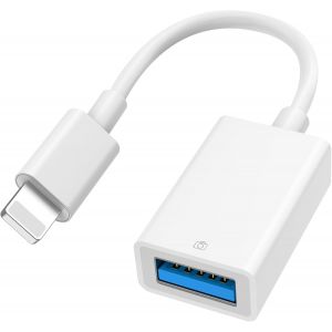 THEF-[Certifié Apple MFi] Adaptateur Lightning vers USB, Adaptateur USB pour iPhone 14 13 Pro Max iPad, Caméra OTG Adaptateur pour Flash Drive, Lecteur de Cartes, Souris, Clavier - Neuf