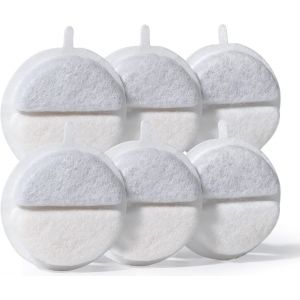 Lot De 6 Filtres De Fontaine À Eau Pour Chat Pour Fontaine À Eau Pour Chat De 2,5 L (F-016b) - Neuf