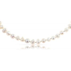 Kal-Collier De Perles Designer - Bijou De Plage Et De Surfeur En Filigrane D'eau Douce - &Eacute;tanche Et Fabriqu&eacute; &Agrave; La Main Pour Femme - Neuf