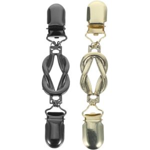 Kjdal-Lot De 2 Clips Attrayants Pour Cardigan-Pratiques Et Chics - Neuf