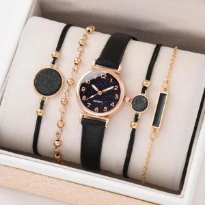 Coffret Cadeau Montre Fille Ado - Organgonfand - Montre &Agrave; Quartz - Bracelet - Rose - Neuf