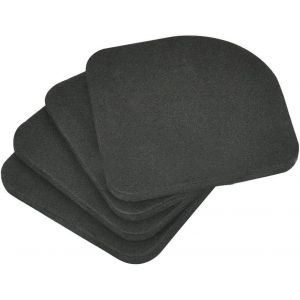 20 pièces, Noir, Absorbant les Chocs Plaquettes Universel Anti-vibration Pad Anti-Dérapant Tapis de Réduction du Bruit des Pieds pour Lave linge sèche linge Réfrigérateur Appareil Accessoire - Neuf