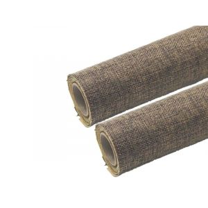 Lot De 2 Patchs De R&eacute;paration Auto-Adh&eacute;sifs Pour Tissus (20 X 30 Cm) Marron Fonc&eacute; Pour Canap&eacute;s, Sofas Et Tissus D'ameublement - Neuf