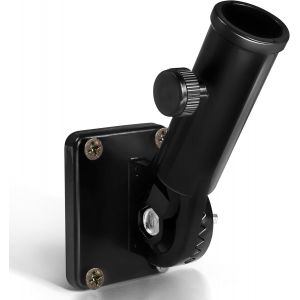 Mevronisshop-Support De Montage Pour M&acirc;t De Drapeau Multi-Positions Avec Mat&eacute;riel - En Aluminium - R&eacute;sistant Et Sans Rouille - 1 "De Diam&egrave;tre (Noir) - Neuf