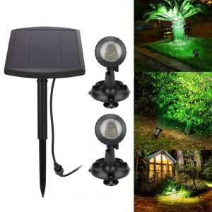 Hjlian Lampe Led Solaire D'exterieur Pour Jardin, Paysage Sous-Marin, Amphibie - Neuf