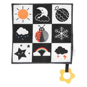 Couverture De Securite Carree En Peluche Apaisante Pour Bebe, Avec Anneau De Dentition Et Clochette, Motif Coccinelle - Neuf