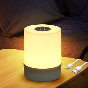 Kal-Lampe De Chevet Led, Petite Lampe De Table Sans Fil, Lampe De Chevet &Agrave; Intensit&eacute; Variable Touch, Veilleuse Led, Rechargeable Par Usb, Pour Enfants, Chambre &Agrave; Coucher, Salon, Bureau, Camping - Neuf