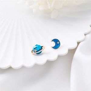 &Agrave; La Mode Femmes Fille Oreille Clou Boucles D'oreilles D&eacute;coration Bijoux Accessoire (Avion + Terre) - Neuf