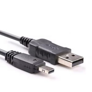 KALANKA-C&acirc;ble USB 12 Broches 100cm Chargeur de Donn&eacute;es compatible avec Casio Exilim EX-F1, EX-ZR100, ZR1000, ZR200, ZR300, EX-Z75, EX-H15-H10, EX-FH20, FH100, EX-S10, EX-G1, EX-Z90, Z300, EX-FC100, E - Neuf