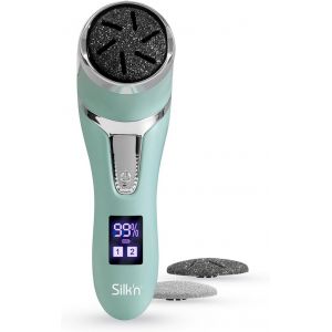 Checarzhn--No1-Râpe Électrique Pieds Étanche - Ponceuse Puissante Anti-Callosités Avec Système Aspirant Et 3 Disques - Fres Edi - Rechargeable (Vert) - Neuf