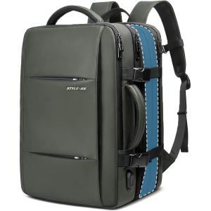Chenquansarl-Sac À Dos Extensible 35l Grand Volume Randonnée Sac À Dos Multifonction Avec Chargement Usb Etanche Pour Trekking Randonnée Camping - Neuf