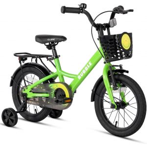 KSFAL-Bubble 12 14 16 Pouces Pour Garçons Et Filles De 3 À 8 Ans Vélo Avec Panier Et Stabilisateurs,Différentes Couleurs - Neuf