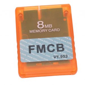 V1.953 Carte M&eacute;moire Professional Opl Hd Loader Carte De Programme De Jeu Pour Accessoires De Console De Jeu 8 Mo Orange Transparent - Neuf