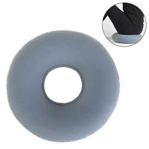 Oreiller Gonflable En Forme De Donut / Oreiller En Forme De Donut Avec Pompe Et Sac De Voyage - Soutien Lombaire Pour H&eacute;morro&iuml;des, Grossesse, Douleurs Au Coccyx, Usage Domestique (1) - Neuf