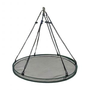 Mangeoire A Oiseaux Avec Cha&icirc;nette De Suspension, Diametre 50,5 Cm (19,88 Pouces), Plateau A Mailles Larges, Recuperateur De Graines. - Neuf