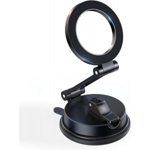 Support T&eacute;l&eacute;phone Voiture pour MagSafe, Ventouse Magn&eacute;tique&Puissant [360&deg;Rotation],Compatible avec Tous Les T&eacute;l&eacute;phones, Universel Multi-sc&egrave;nes, Noir - Neuf