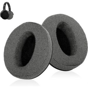 LORANKA-Paire de Coussinets de Rechange pour Casque HD 450BT, compatibles avec Les Casques Sennheiser HD 4.50BT, HD 485, HD 4.40BT, Gris, avec Cuir prot&eacute;in&eacute; et Mousse &agrave; m&eacute;moire d - Neuf