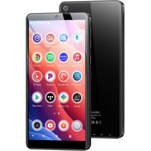 128Go Lecteur Mp3 Avec Wifi Bluetooth Et Cam&eacute;ra, 5,5'' Lecteur De Musique Mp3 Spotify Android 13.0 Avec Haut-Parleur, Mp4 &Eacute;cran Tactile 1080P (Ram: 4Go) - Neuf