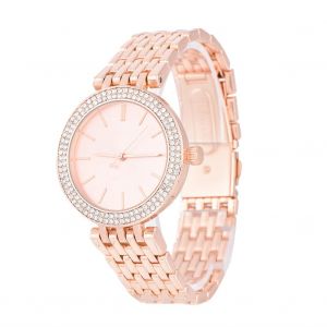 Montre-Bracelet A Quartz Analogique Pour Femme, Elegante Et Tendance, Avec Cadran Rond, Accessoire Cadeau #2 - Neuf