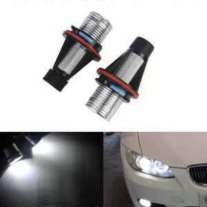 Angrong 3w Led Marqueur Ange Oeil Blanc Lumière Xénon Lampe Halo Anneau Pour Bmw E39 E53 E60 / E61 E63 / E64 E65 / E66 E87 - Neuf