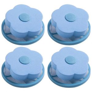 4pack de sac filtrant flottant réutilisable machine à laver attrape-peluches-bleu - Neuf