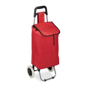 10027828_46 Chariot de courses pliable sac amovible 28 L,caddie pour achats roulettes HlP 92,5x 42 x 28 cm,noir, 1 - Neuf