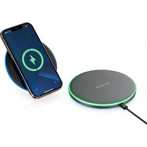 KALANKA-Chargeur sans Fil 35W Rapide Compatible avec Phone 16/15/14/13/12/11 Pro Max PlusGA-laxy S25 Ultra/S24 Plus/S23 FE/S22/S21/S20,Station de Charge, 1M C&acirc;ble de Charge Rapide Type-C - Neuf