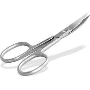 Ciseaux &Agrave; Ongles De Avec Microdenture Unilat&eacute;rale Fabriqu&eacute;s En Allemagne En Acier Inoxydable Avec Lame Extra Tranchante Et L&eacute;g&egrave;rement Incurv&eacute;e Pour La Manucure Et La P&eacute;dicure 9,5 Cm - Neuf