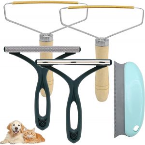 ChenQuanSarl-Lot De 5 Grattoirs Pour Moquette, Poils D'Animaux Domestiques, À Moquette, Rouleau Anti-Peluches Pour Nettoyer Les Poils D'Animaux Sur Les Vêtements, Tapis, Lits D'Animaux, Canapés - Neuf