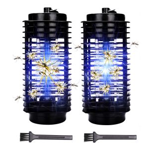 Lampe Anti Moustique 2X 3W Lampe UV LED Tue Mouches Int&eacute;rieur et Ext&eacute;rieur Tue Mouches Destructeur D' Electrique - Neuf