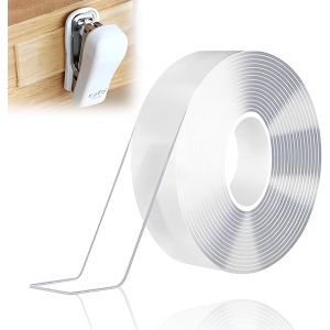 1 Pi&egrave;ce Ruban Adh&eacute;sif Double Face Fort Ruban Adh&eacute;sif Double Face Robuste Ruban Adh&eacute;sif Multifonction Comme Peut &Ecirc;tre R&eacute;utilis&eacute; Apr&egrave;s Lavage Et S&eacute;chage &Agrave; L'Eau Pour Tapis Affiches (Largeur 2 Cm - Neuf