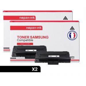 2 Toner pour SAMSUNG MLT D1092S Black 2000 Pages avec Samsung SCX-4300 Samsung SCX-4610 - Neuf