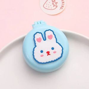 Peignes &Agrave; Airbag Pliants &Agrave; Fraises Avec Miroirs,Brosse &Agrave; Cheveux Compacte De Poche Pour Voyage,Miroirs Cosm&eacute;tiques,Masseur De T&ecirc;te Relaxant,Nouvelle Collection.Blue Rabbit. - Neuf