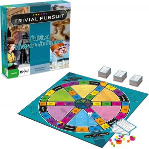 Trivial Pursuit Histoire De France - Jeu De Soci&eacute;t&eacute; - Jeu De Plateau - 1800 Questions R&eacute;ponses - A Partir De 15 Ans - Version Fran&ccedil;aise[Z1295] - Neuf