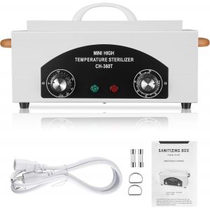 Machine D'autoclave De St&eacute;rilisateur &Agrave; Haute Temp&eacute;rature 300w St&eacute;rilisateur D'outil &Agrave; Ongles St&eacute;rilisateur &Agrave; Chaleur S&egrave;che 1.5l &Eacute;quipement De Salon Pour Outils M&eacute;talliques Avec Poign&eacute;e - Neuf